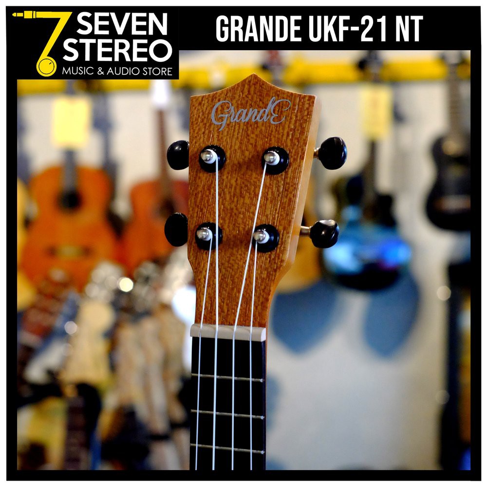 Grande UKF21 Soprano Oval Body Ukulele