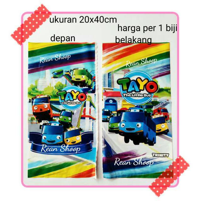 

Plastik snack kemasan ulang tahun happy birthday goodybag goodiebag karakter tayo the little bus