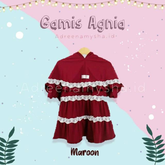 Gamis Agnia ukuran 4-6 tahun / Gamis Anak