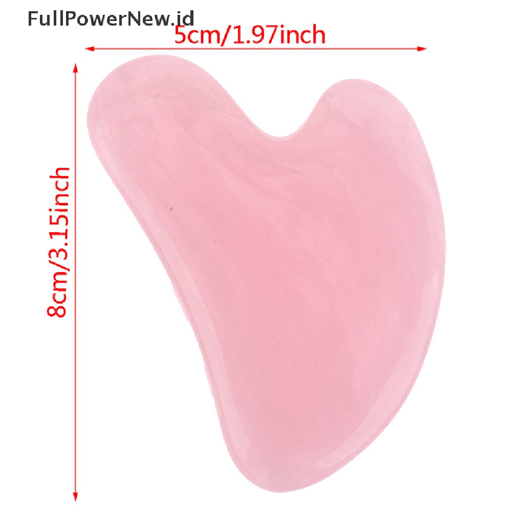 1pc Papan Scraper Gua Sha Pijat Wajah Akupunktur