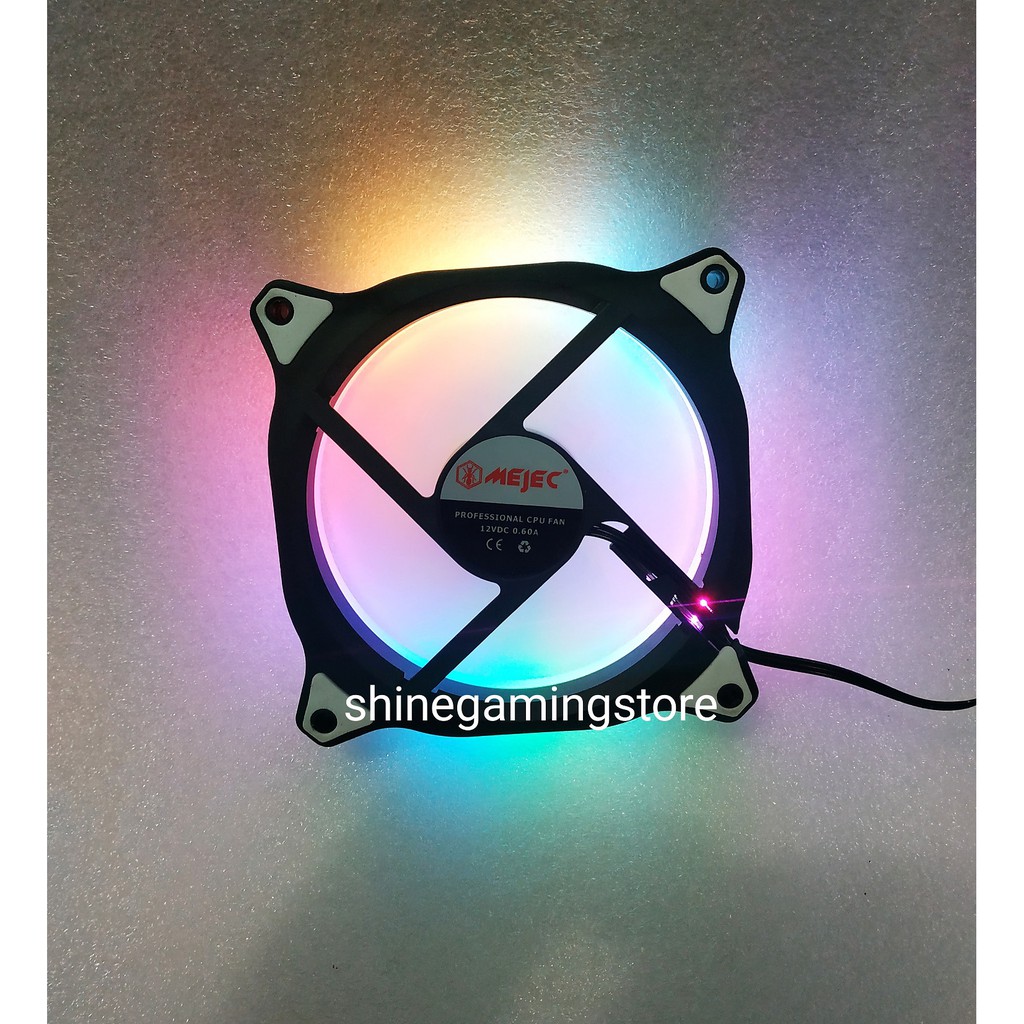 Mejec Fan Casing 12Cm RGB Rotating LED  L02 ILLusion