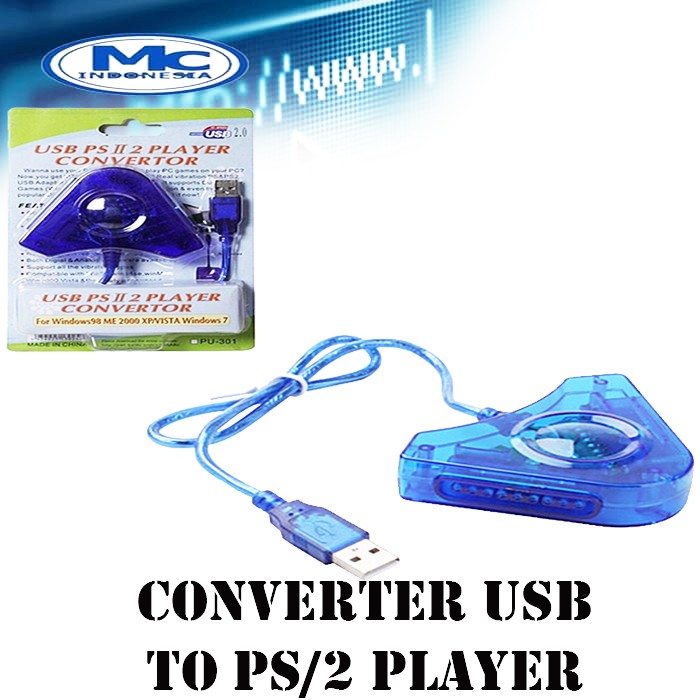 CONVERTER USB PS ii 2 PLAYER