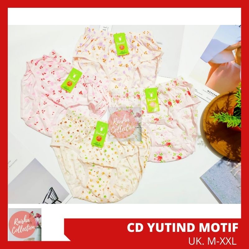 RC Cd Celana Dalam Wanita Yutind Sablon Motif  By Golden Nick