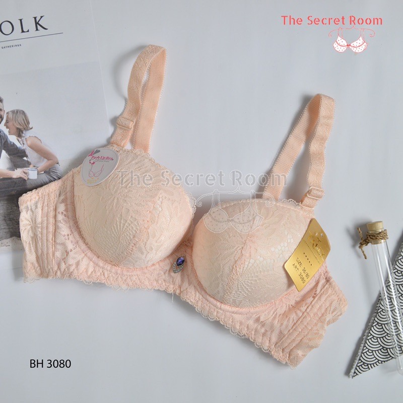 TALLY BRA BH PUSH UP 3080 I BUSA TEBAL I CUP B BESAR | TANPA KAWAT I SIZE 36-40