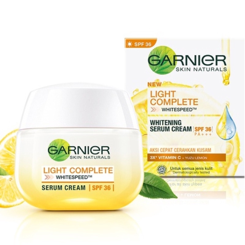 Garnier Bright Complete Vitamin C Serum Cream SPF 36 PA+++