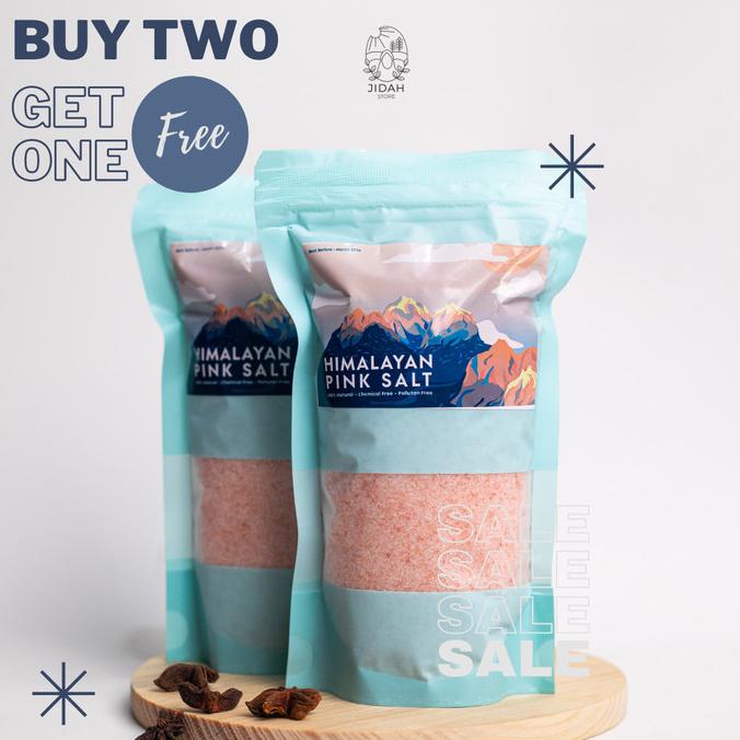 

[[COD]] Garam Himalaya Original Natural Pink Salt Premium Himalayan Salt 500gr TERUJI Kode 979