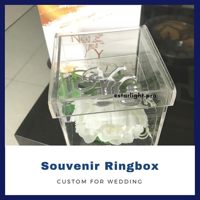 kotak cincin akrilik