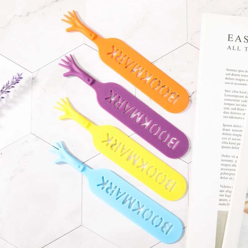 [Elegan] Finger Bookmark Perlengkapan Kantor Cacing Buku Alat Tulis Anak Hadiah Halaman Mark