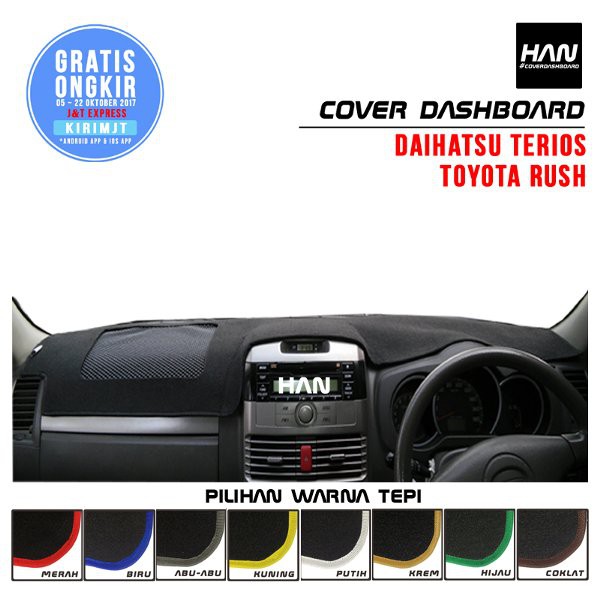 Aksesoris Mobil Toyota Rush | Dasboard Plus Antislip Dasbord | Aksesoris Interior | Rush