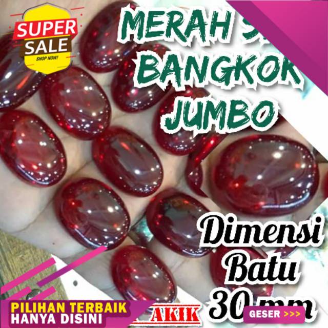 Batu akik merah siam bangkok jumbo