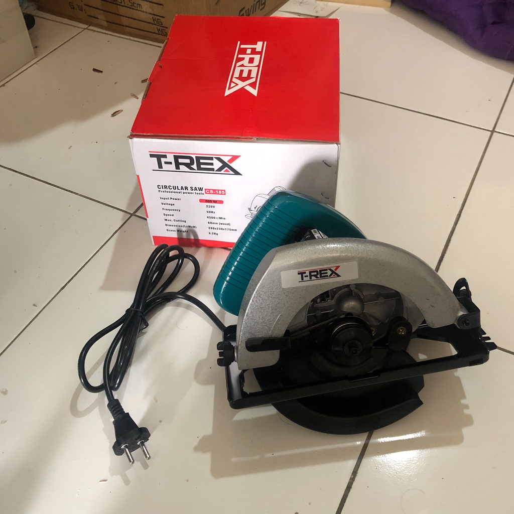 paket terlengkap  6 item / paket tukang kayu planer profil circular saw bor 10mm gerinda jig saw mrek T-REX