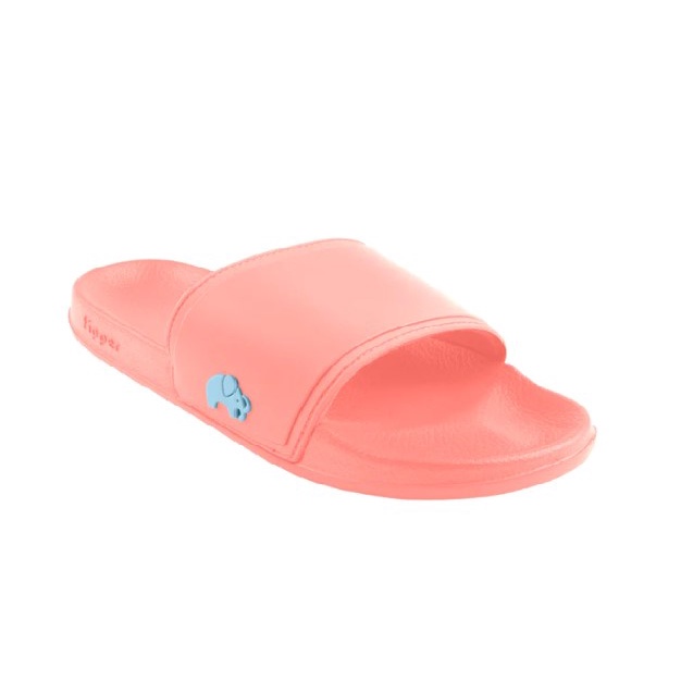 Sandal Fipper Slip On Pink Blush Blue Echo Original