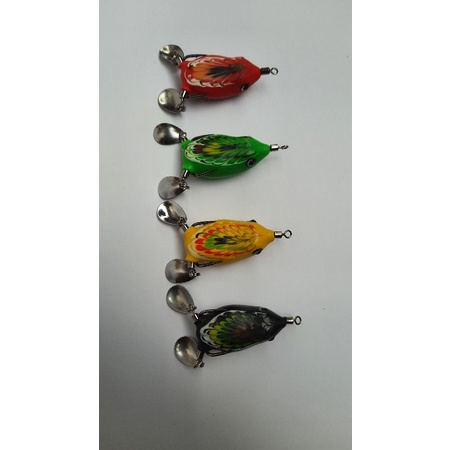 SOFT FROG  DOBLE BLADE  Premium Predator Hunter 4cm / 6gr Kemasan kotak lure sperti di gambar