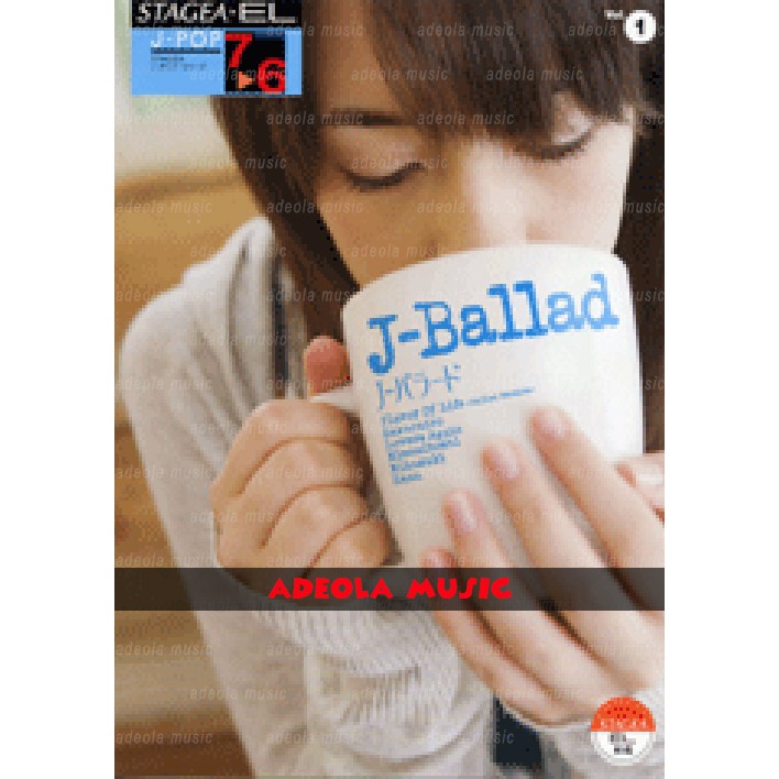 Buku Electone / (EST-23) J-POP BALLAD / Electone Book / Buku Musik / Buku Stagea / Buku Organ