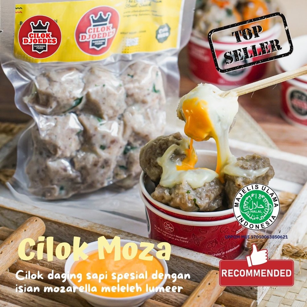 

Cilok Djoedes - Jajanan Snack Cilok Frozen Food Rasa Keju Frozen Mozarella Murah Siap Saji | Pack 320 gr