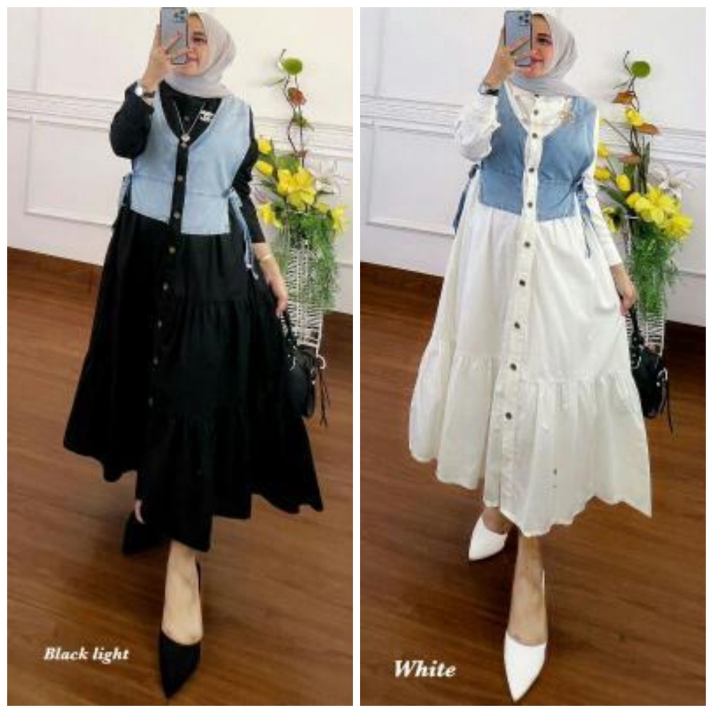 Mizumi Dress / Maxi Jeans / Maxi Katun Rayon / Dress Katun Rayon / Dress Katun Rayon Terkini / Maxi 