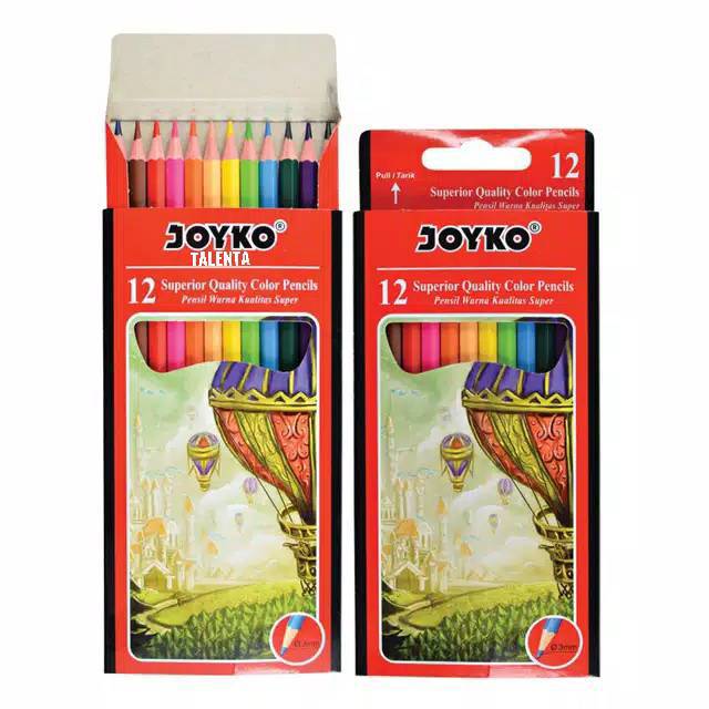 Pensil Warna Joyko Panjang 12 Warna