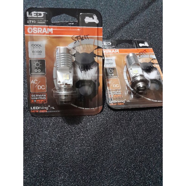 bohlam motor beat, vario supra/ bohlam led/ bohlam kaki 1/  osram ac/dc
