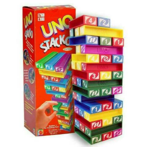 Promo murah free bubble wrap mainan Balok Susun Uno Stacko Promo murah free bubble wrap mainan Balok Susun Uno Stacko