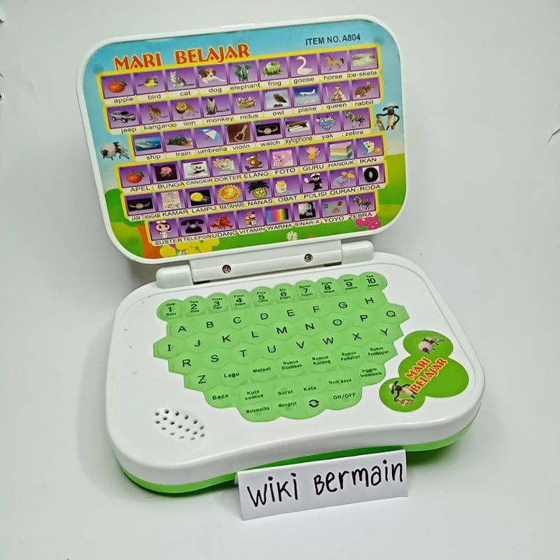 Mainan Laptop 2 bahasa