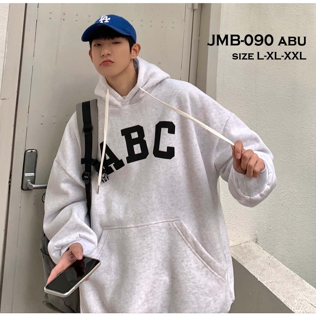 AA1 - Hoodie Fleece Oversize Bigsize ABC