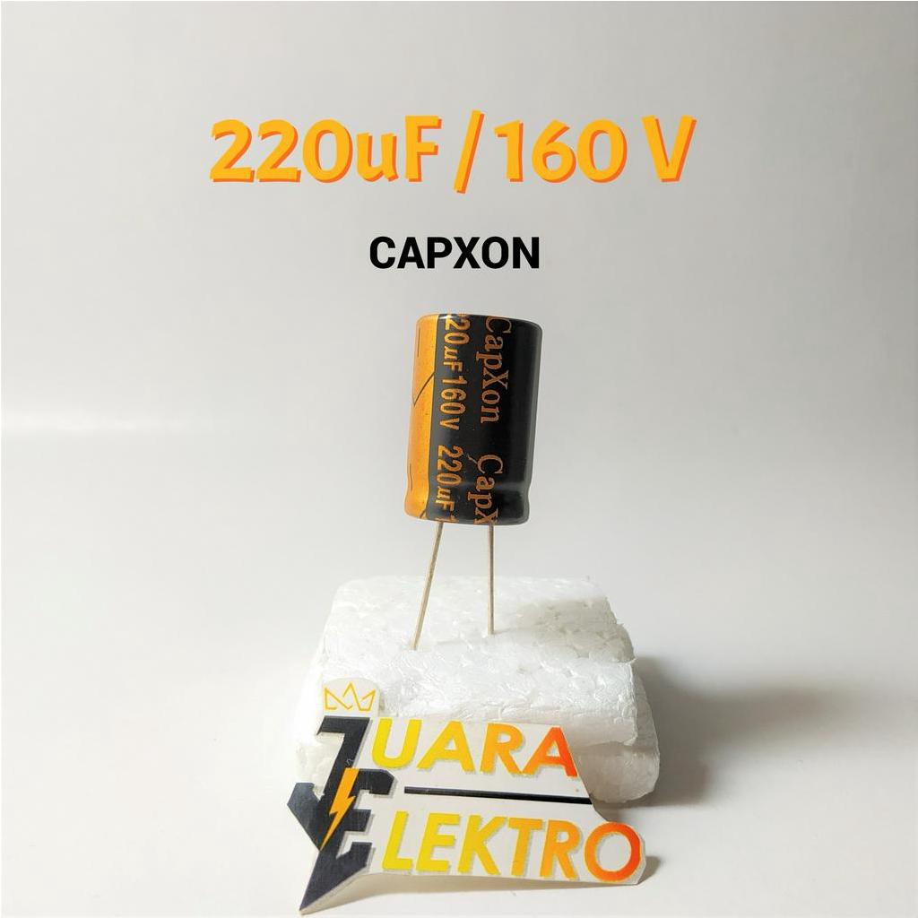 KAPASITOR ELCO 220uF / 160V (1 Pcs) | Capasitor Elko 220 uF/160 Volt CAPXON