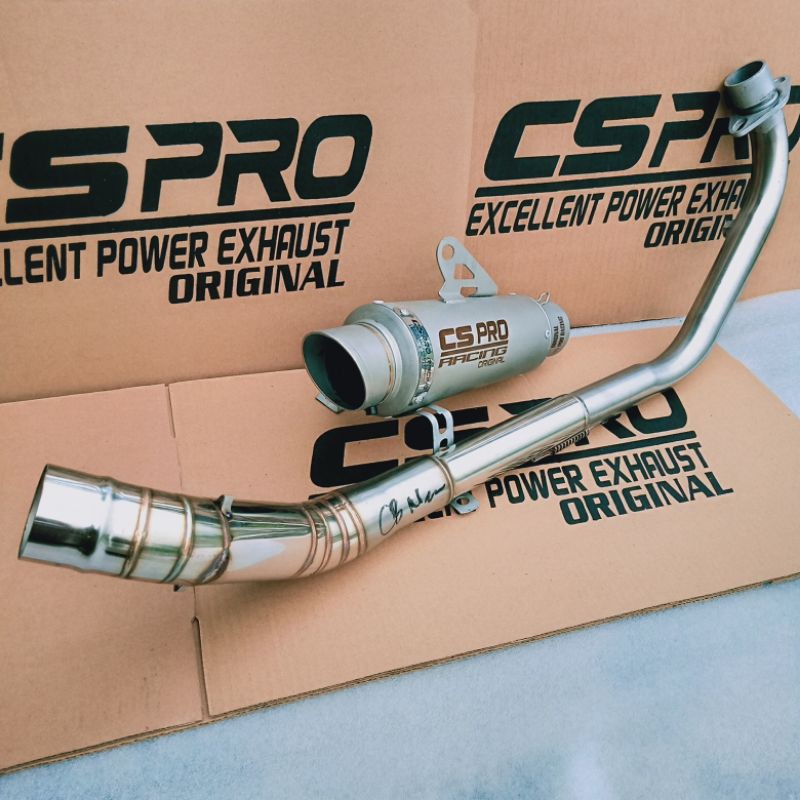 KNALPOT RACING CS PRO ORIGINAL HONDA CB 150R NEW KNALPOT CB150R CS PRO ORIGINAL