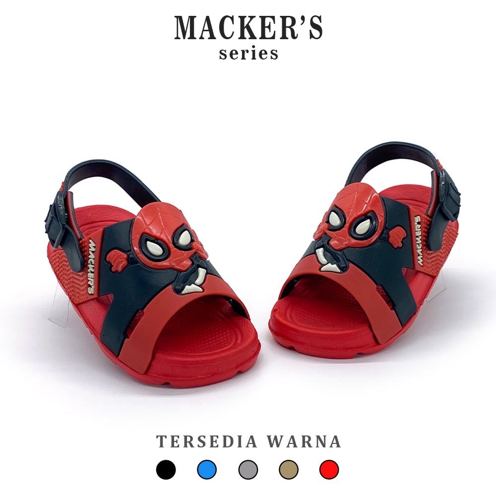 Andrian Sandal Anak Laki-laki Model Tali Belakang Spider Mackers's