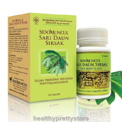 

Sidomuncul Sari Daun Sirsak 50 kapsul