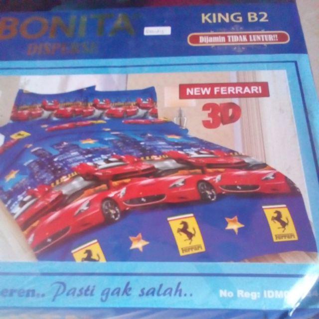 Bonita Sprei Motif Doraemon Soccer 3d Uk 180x200 Bahan Adem Dan Halus