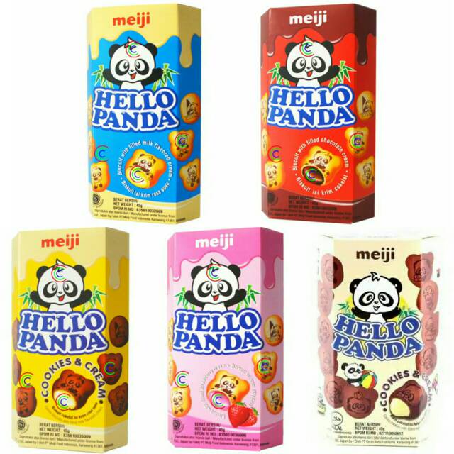 

Meiji Hello Panda Isi Krim 45gr - Box