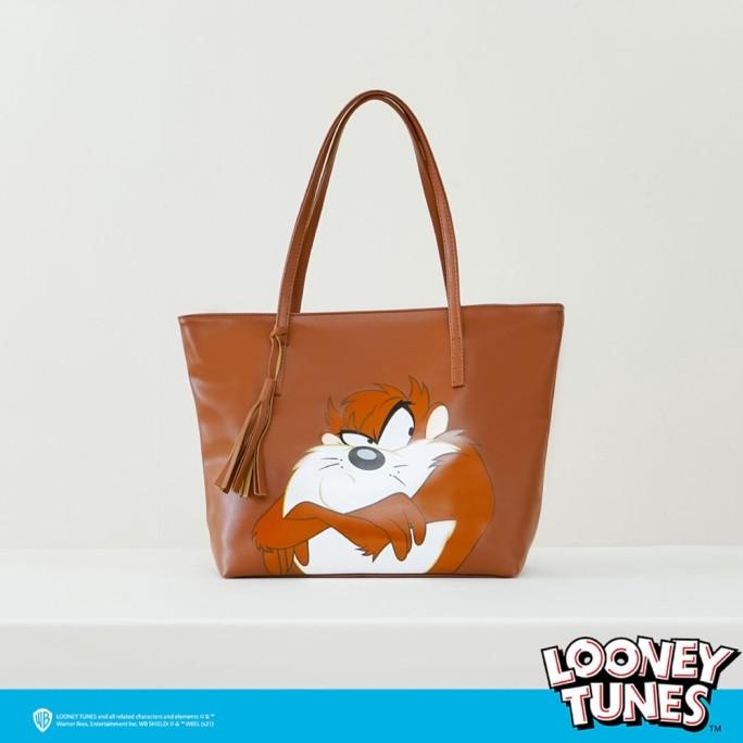 Tas Wanita Totebag Ashley Zipper Tan Tazmania Merche 8N674Wu2Pt