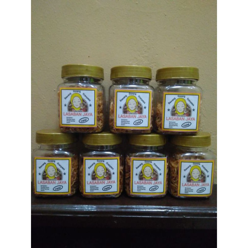 

Bawang goreng lasaban jaya"ASLI tanpa tepung"50gr