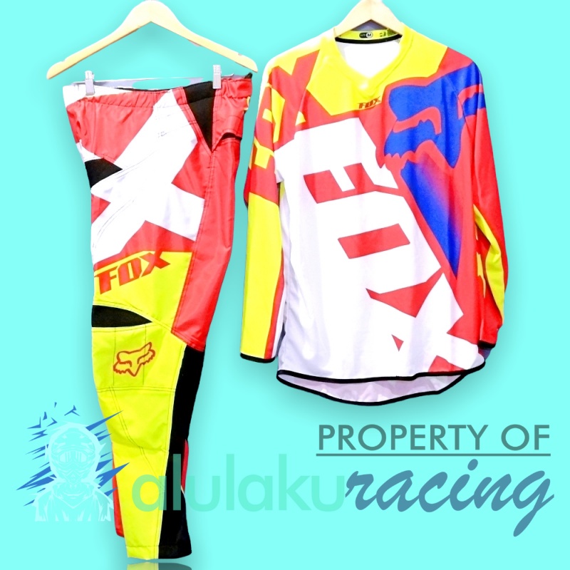 Jersey &amp; Celana Motocross MX Trail Satu Set for Trabas Adventure - 015