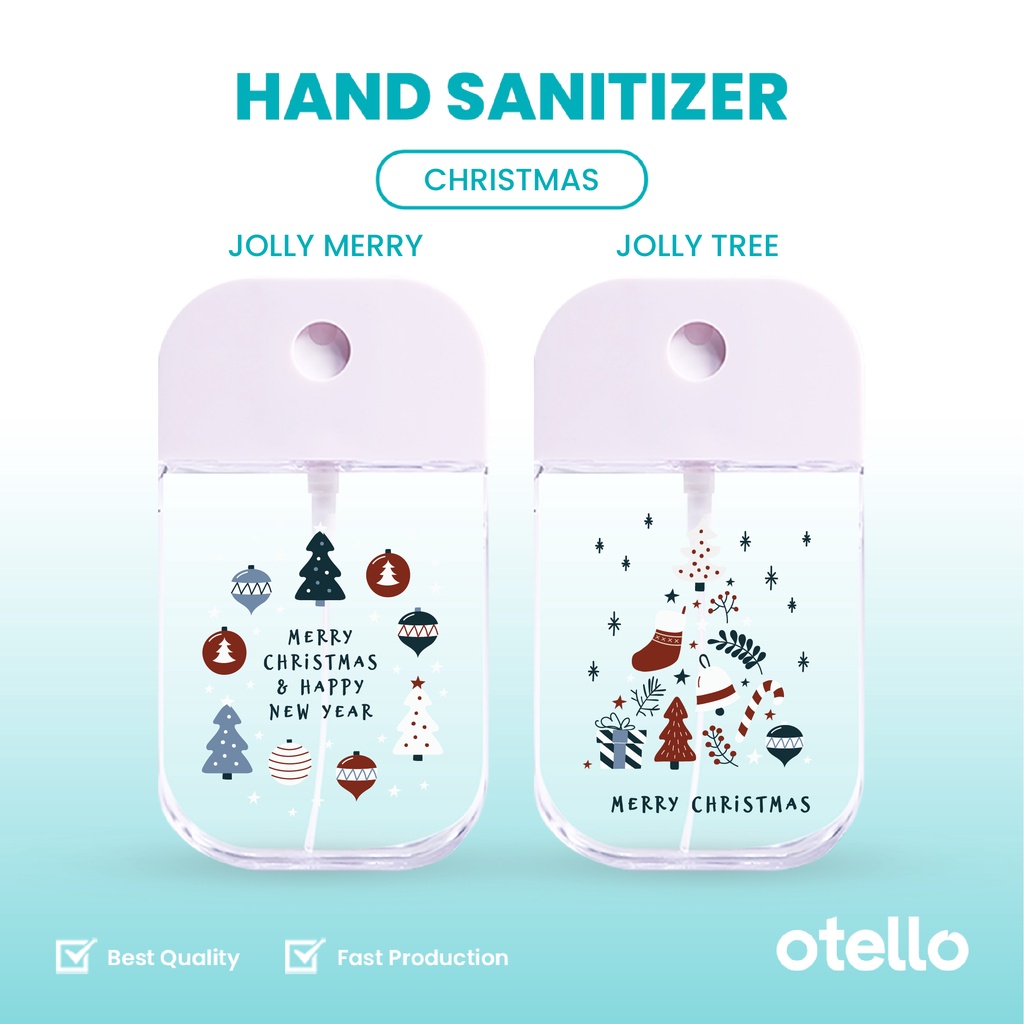 Otello Hand Sanitizer Christmas Pocket Spray Custom Kado Natal Gift Hampers