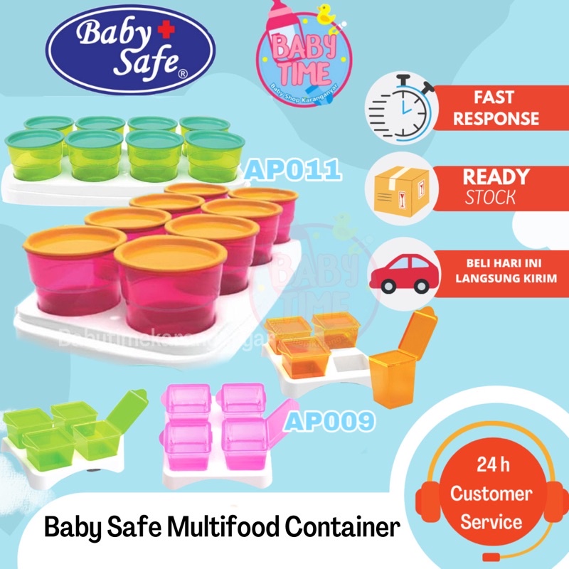 Baby Safe Multi Food Container AP009 AP011 / Tempat Penyimpan Makanan Bayi / MPASI