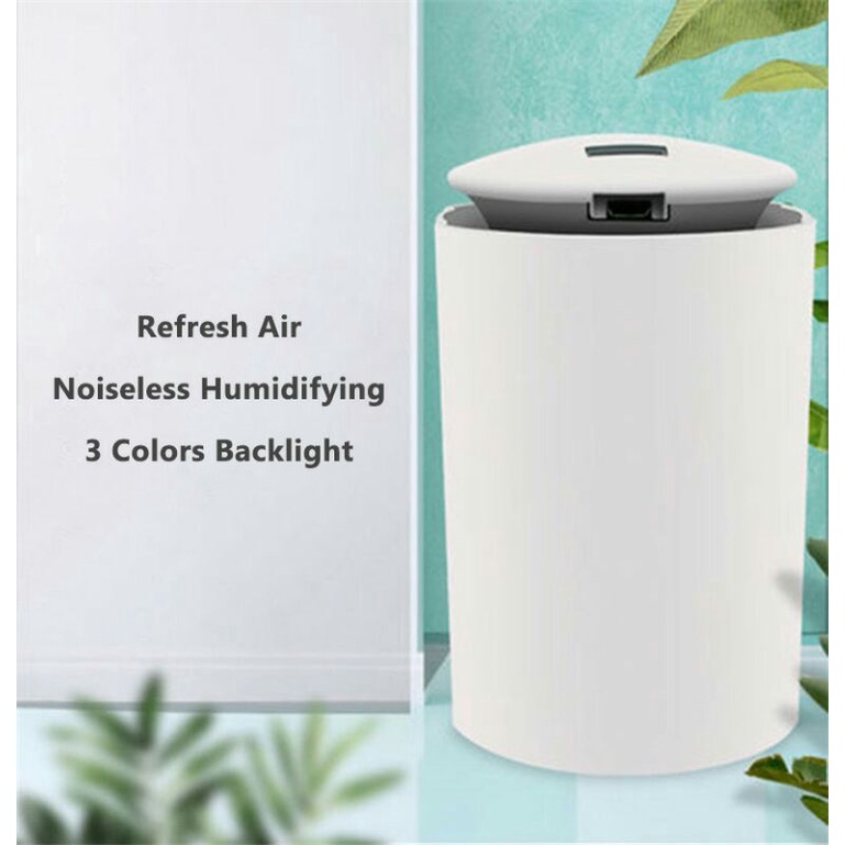 Air Humidifier Aromatherapy Oir Diffuser LCD Backlight 260 ML - White