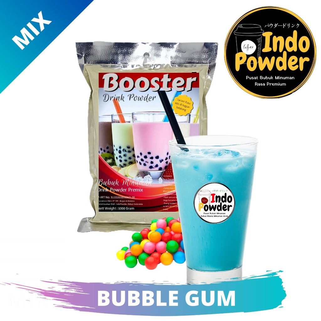 

Bubuk Minuman 1kg Rasa Bubble Gum