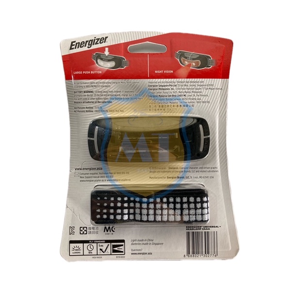 Energizer Universal Headlamp 100 Lumens