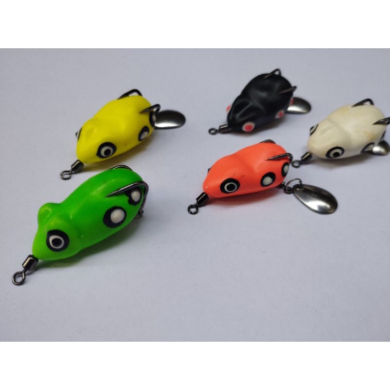 Umpan Casting Gabus Toman Soft Lure Frog Umpan Katak Kodok Tiruan Casting Ikan Gabus