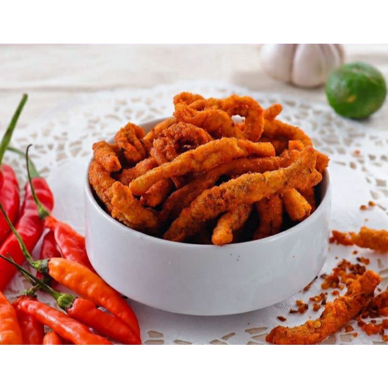 

Jajana Viral Sehat Murah Usus Ayam Crispy Sambal Geprek