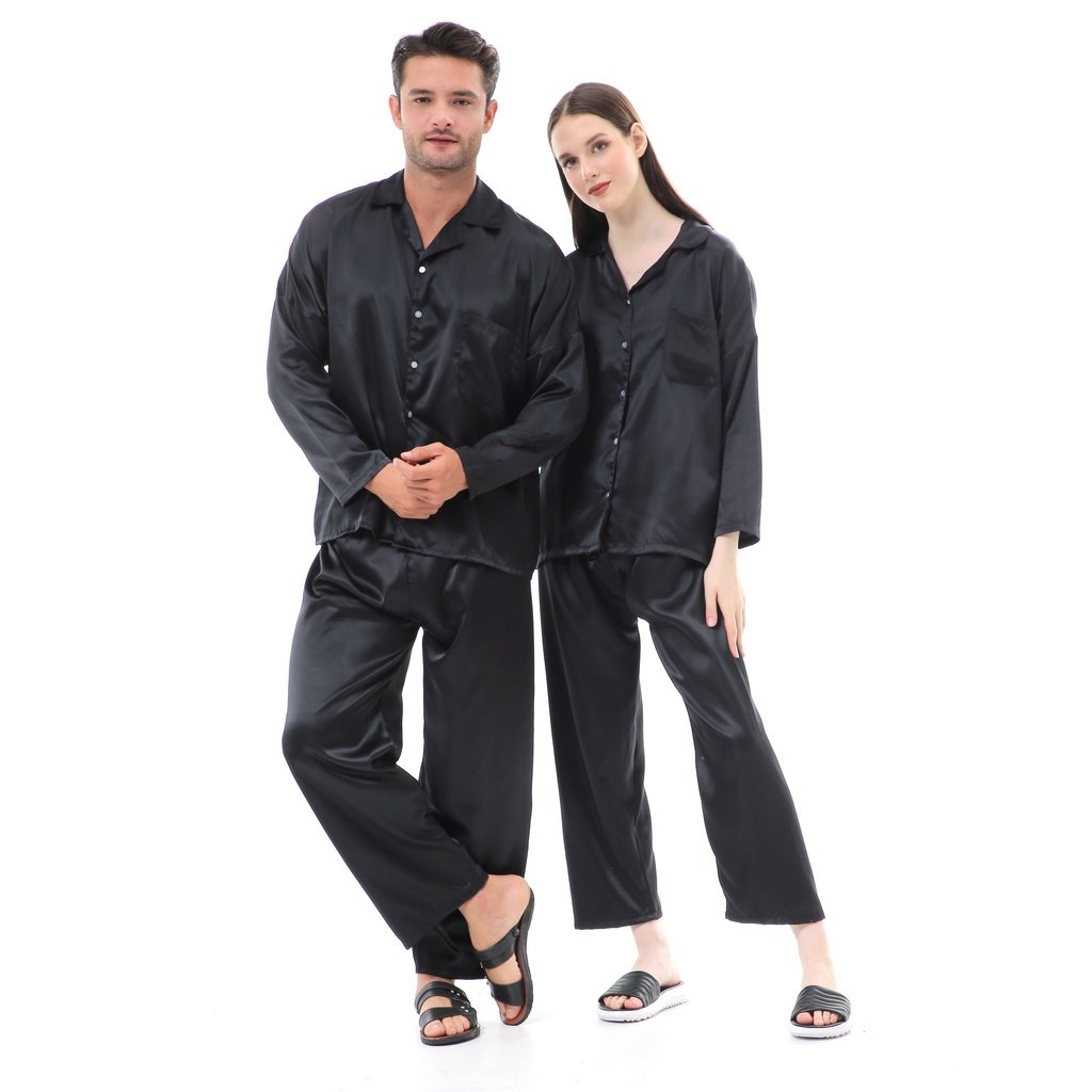 Zavyn One Set Setelan Piyama Couple Sateen PP 2.0