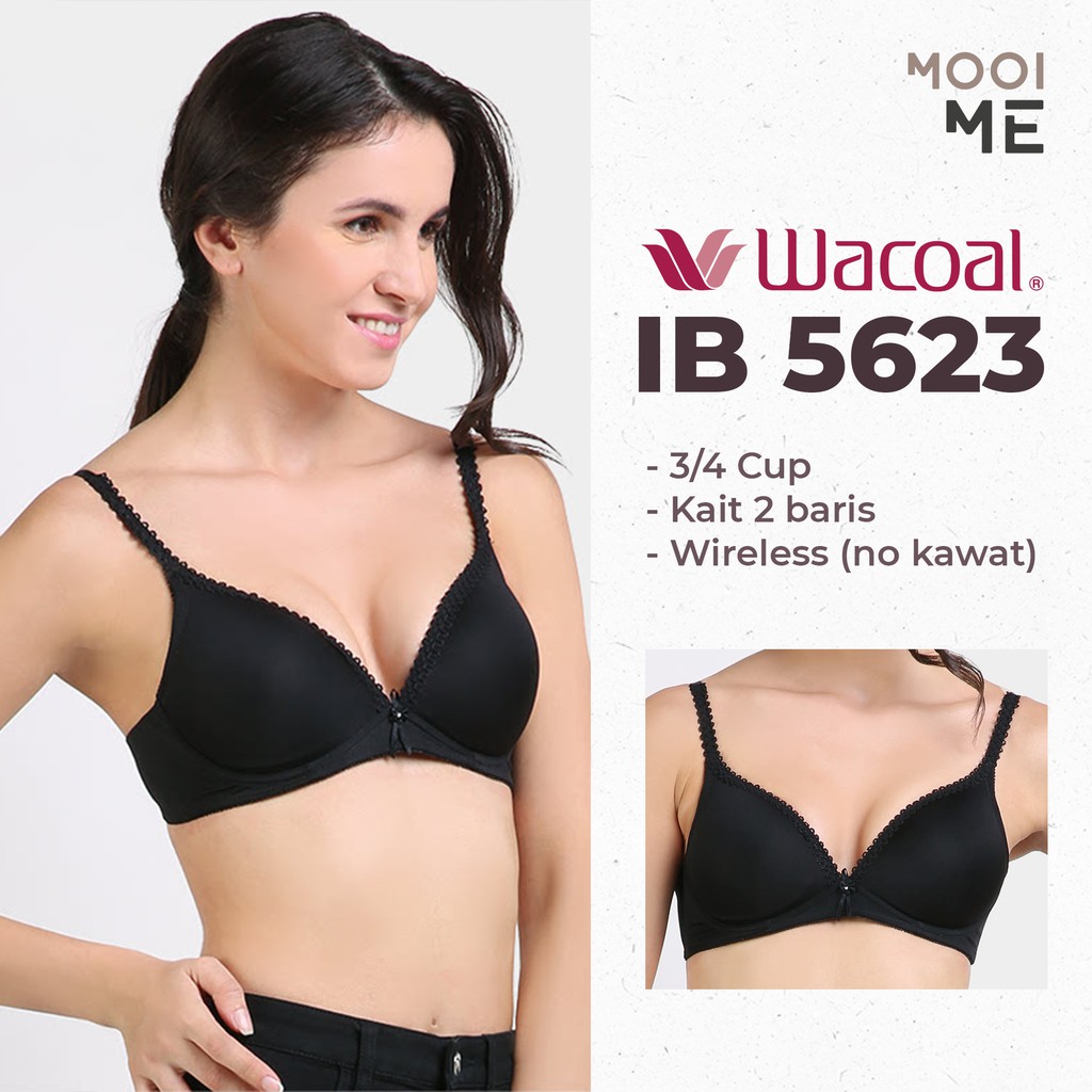 Wacoal Basic Wireless 3/4 Cup Bra IB 5623R1