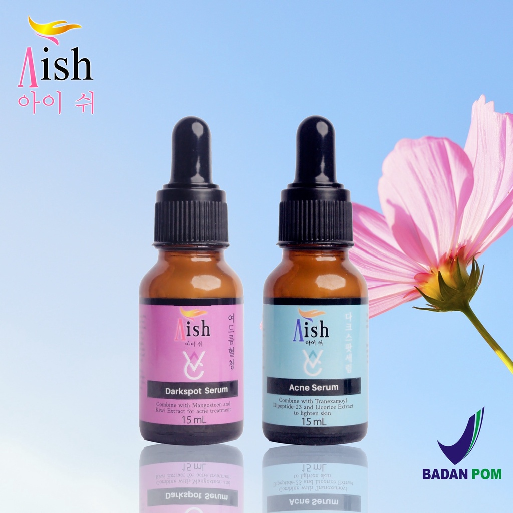 AISH SKINCARE  - FACIAL WASH / AISH SERUM KOREA / TONER / DAY&NIGHT CREAM - 100% Original-Acne+Darkspot Serum