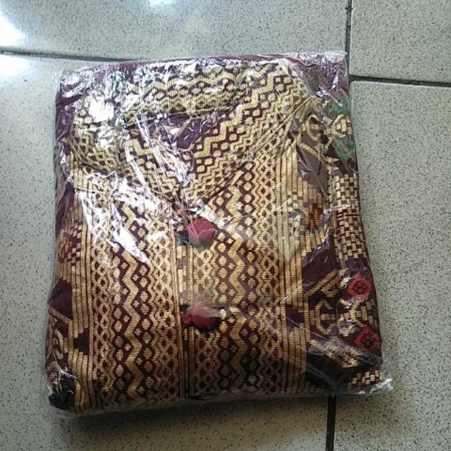 Gamis Syari Atasan Couple Sarimbit Batik Ramadhani Gayatri Prada