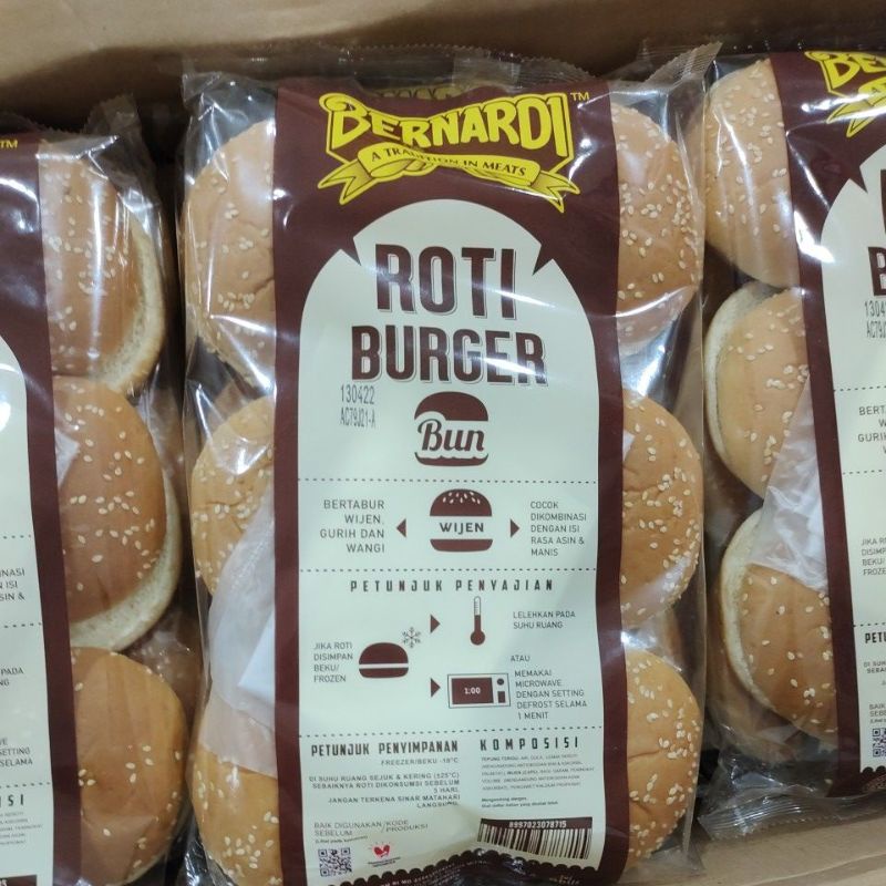 

roti burger wijen Bernardi isi 6