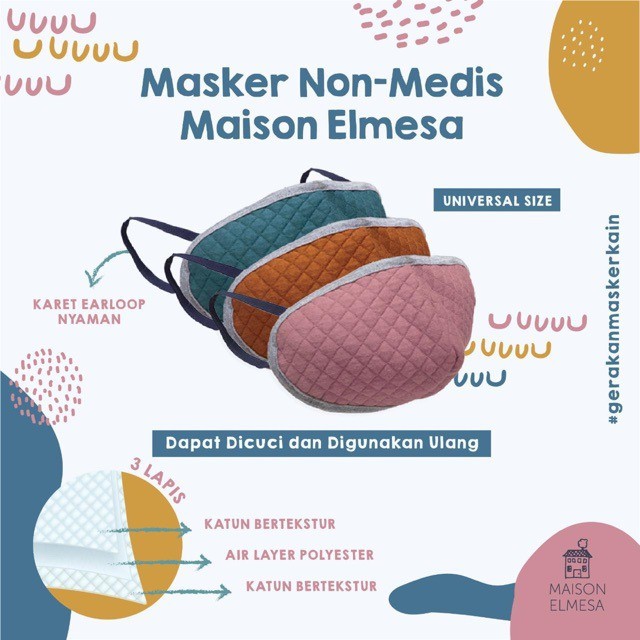 Maison Elmesa Masker non Medis