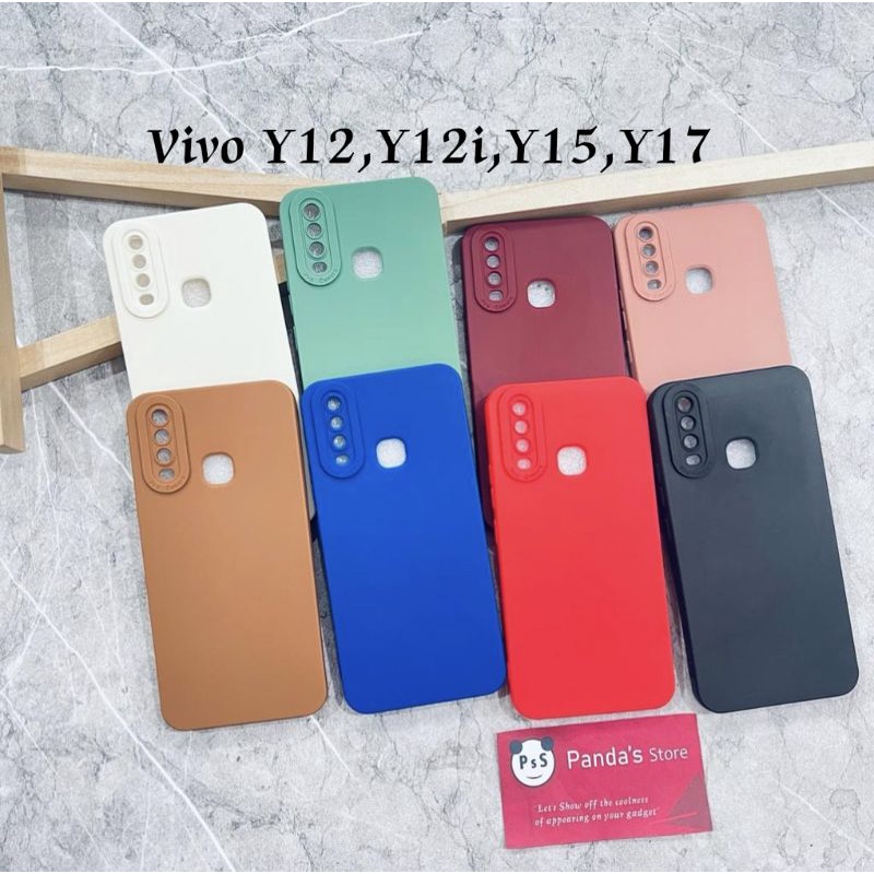 Softcase Pro Camera Vivo Y12, Y12i, Y15, Y17 Candy Case Full Color 3D Silikon TPU