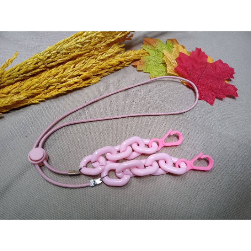 STRAP MASKER RANTAI PINK SMOOTH/STRAP MASKER MURAH/KALUNG MASKER/KALUNG MASKER MURAH/TALI MASKER/TALI MASKER MURAH/GANTUNGAN MASKER/GANTUNGAN MASKER MURAH/GANTUNGAN MASKER RANTAI/TALI MASKER RANTAI