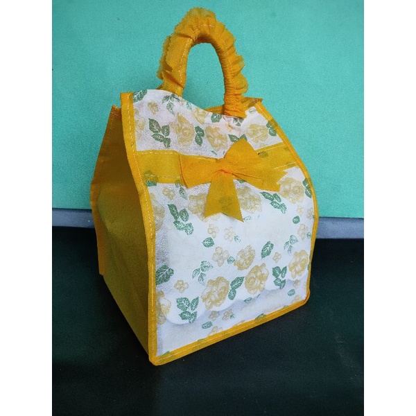 Tas hajatan pita renda/rempong motif